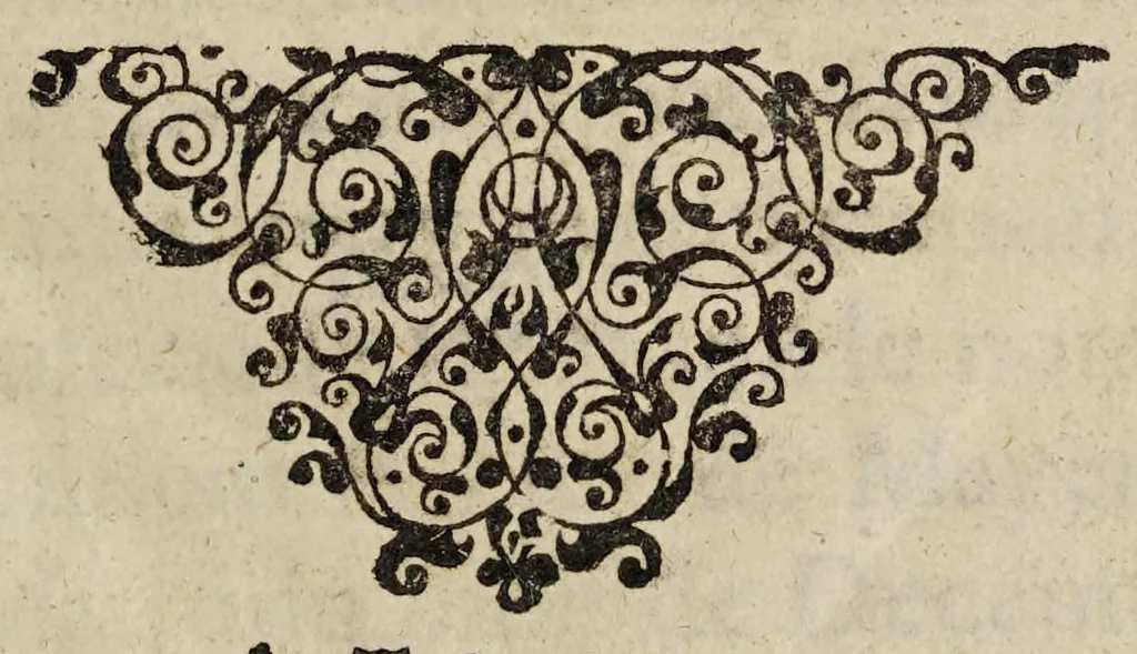 An illustration from Proposition des princes, prelats, officers de la covronne & principaux seigneurs Catholiques, tant du conseil du Roy, qu'autres estants pres sa Majesté, tendant afin de paruenir au repos tant necessaire à ce royaume, pour la conseruation de la religion Catholique & de l'estat, faicte à Monsieur le Duc de Mayẽne & autres princes de sa maison, prelats, seigneurs & autres personnes enuoyees par aucunes villes & communautez, se trouuans à present assemblez dans la ville de Paris., 1593, leaf 5