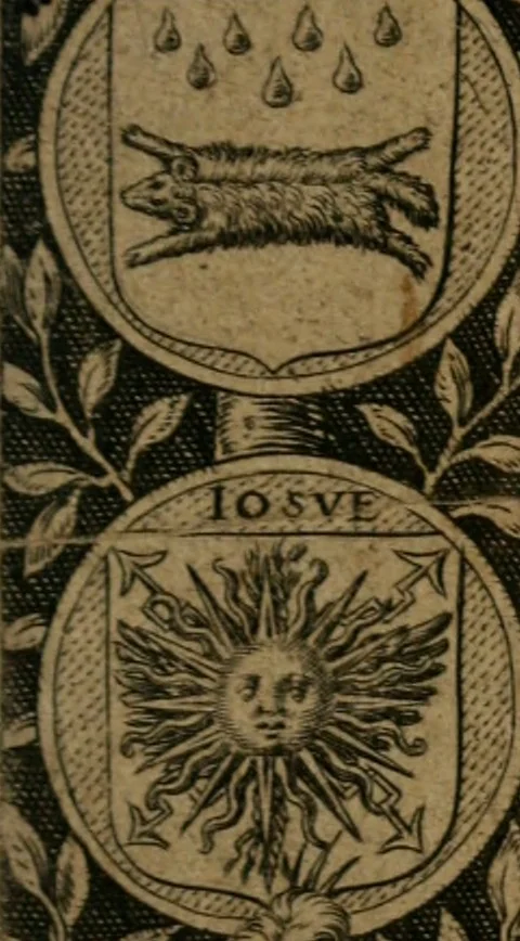 An illustration from Proscenivm vitæ hvmanæ, siue Emblematvm secvlarivm, ivcvndissima, & artificiosissima varietate vitæ hvmanæ & seculi huius deprauati mores, ac studia peruersissima adumbrantium: et Latinis versibvs, explicatorum, decades septem multis figuris adauctæ, & in vsum studiosæ inprimis iuuentutis ita adornatæ vt instar albi amicorvm sodalitatum symbolis, & insigniis conscribendis depingendisq; inseruire commode possint, 1627, leaf 6