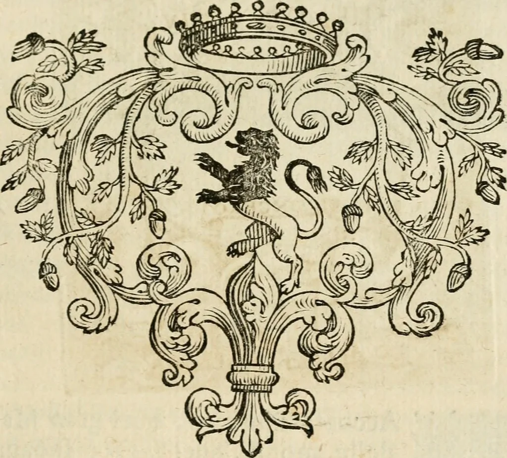 An illustration from Prose de' signori accademici Gelati di Bologna ... : colle loro imprese anteposte a' discorsi, 1671, leaf 136