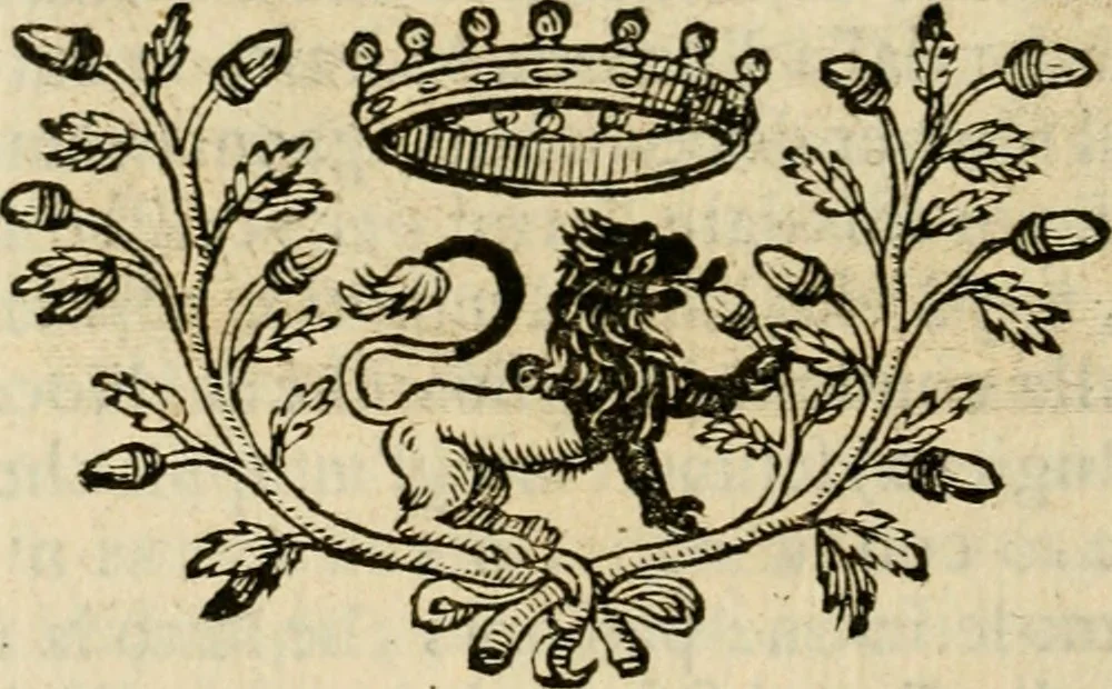 An illustration from Prose de' signori accademici Gelati di Bologna ... : colle loro imprese anteposte a' discorsi, 1671, leaf 151