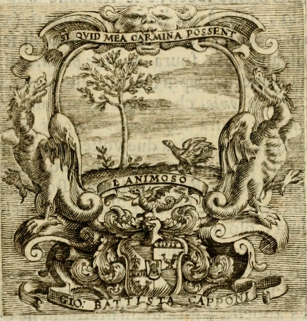 An illustration from Prose de' signori accademici Gelati di Bologna ... : colle loro imprese anteposte a' discorsi, 1671, leaf 244