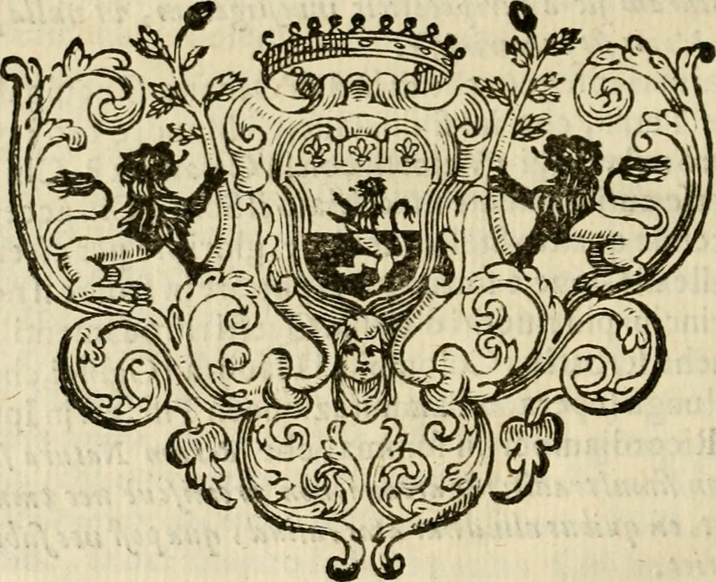 An illustration from Prose de' signori accademici Gelati di Bologna ... : colle loro imprese anteposte a' discorsi, 1671, leaf 343