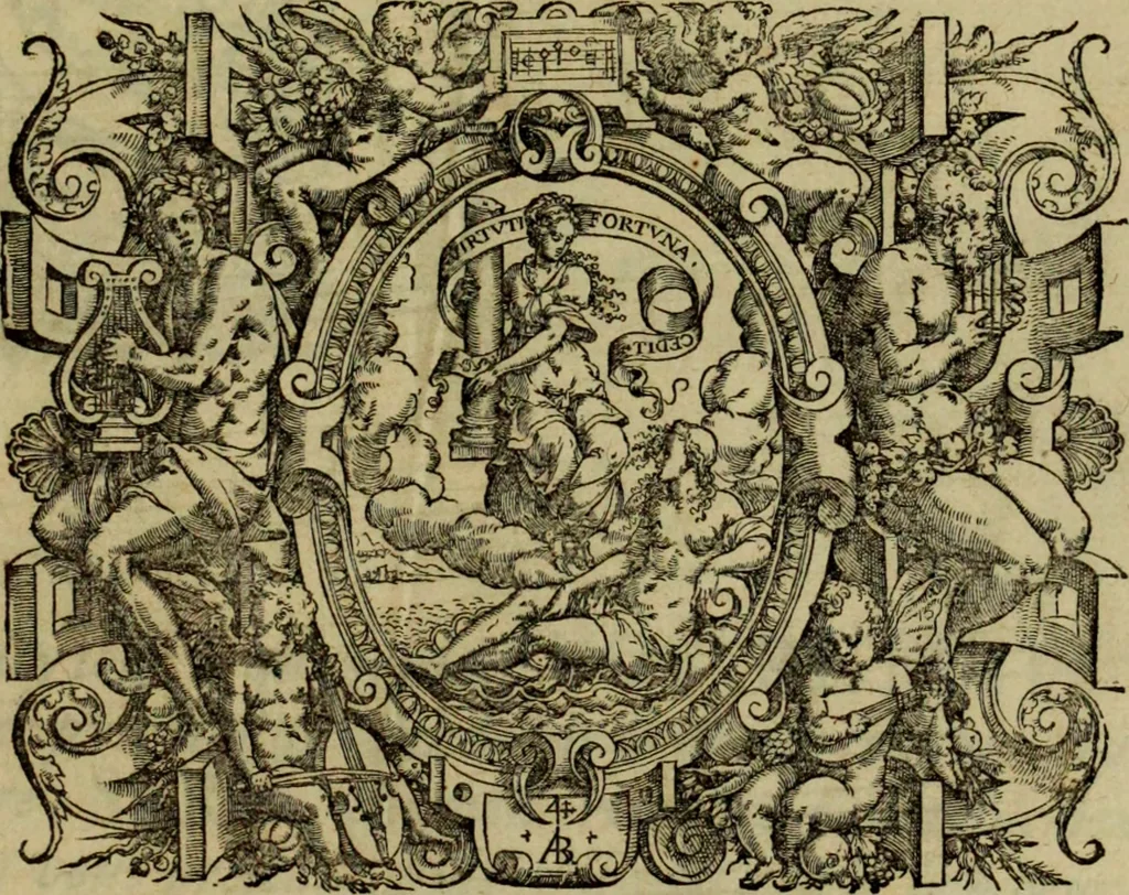 An illustration from Proserpine, tragédie, 1680, leaf 6