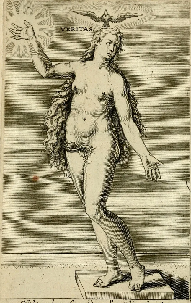 An illustration from Prosopographia, sive, Virtvtvm, animi, corporis, bonorvm externorvm, vitiorvm, et affectvvm variorvm delineatio, 1600, leaf 12