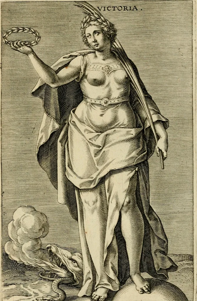 An illustration from Prosopographia, sive, Virtvtvm, animi, corporis, bonorvm externorvm, vitiorvm, et affectvvm variorvm delineatio, 1600, leaf 20