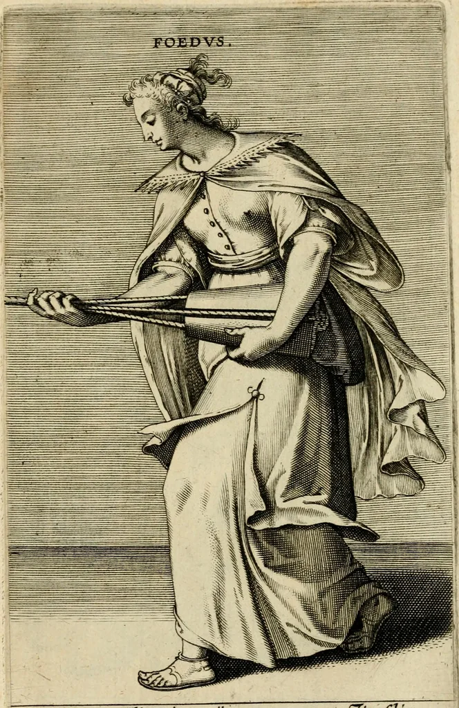 An illustration from Prosopographia, sive, Virtvtvm, animi, corporis, bonorvm externorvm, vitiorvm, et affectvvm variorvm delineatio, 1600, leaf 58