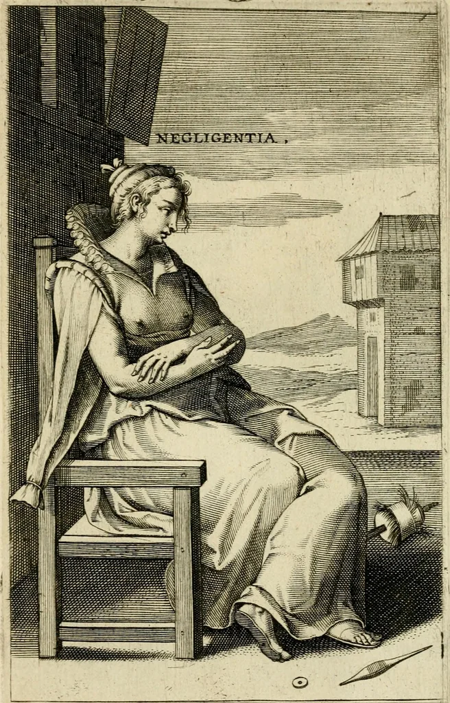 An illustration from Prosopographia, sive, Virtvtvm, animi, corporis, bonorvm externorvm, vitiorvm, et affectvvm variorvm delineatio, 1600, leaf 66