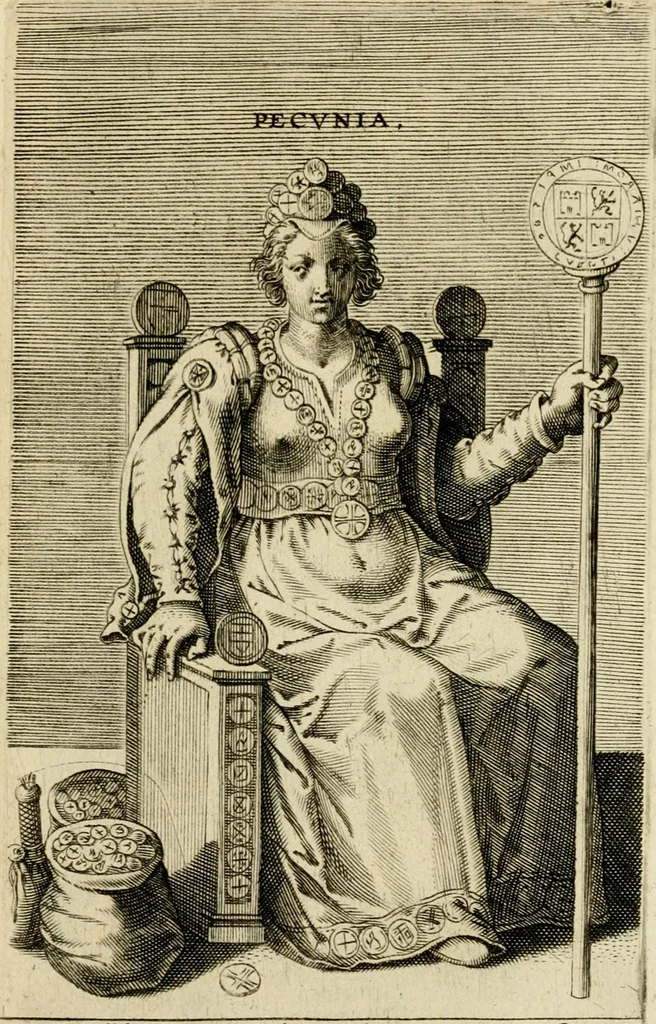 An illustration from Prosopographia, sive, Virtvtvm, animi, corporis, bonorvm externorvm, vitiorvm, et affectvvm variorvm delineatio, 1600, leaf 72