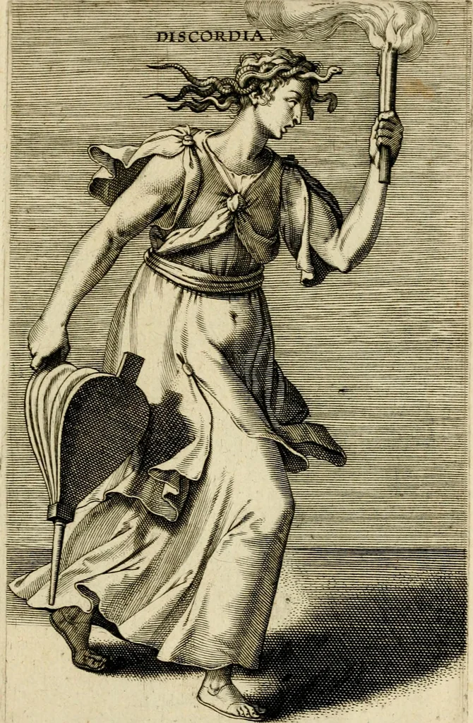 An illustration from Prosopographia, sive, Virtvtvm, animi, corporis, bonorvm externorvm, vitiorvm, et affectvvm variorvm delineatio, 1600, leaf 80