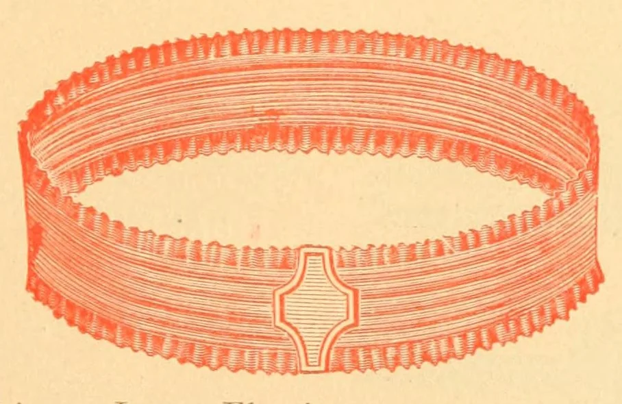 An illustration from Prospectus of the Canfield competitive art-needle-work exhibit. 2d annual display. 1887, 1887, leaf 45