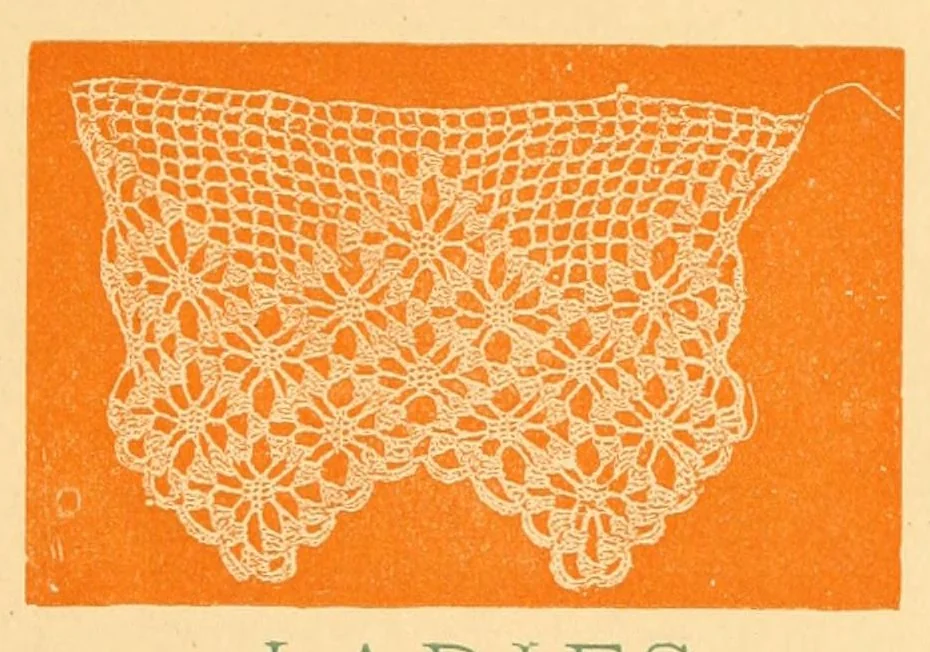 An illustration from Prospectus of the Canfield competitive art-needle-work exhibit. 2d annual display. 1887, 1887, leaf 73