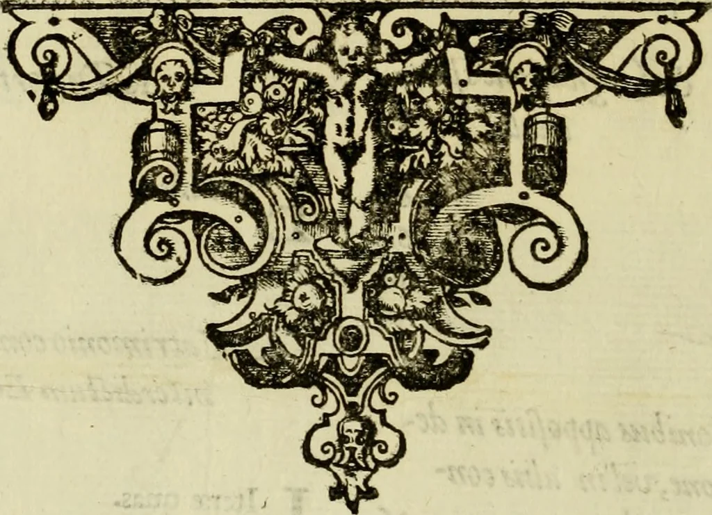 An illustration from Prosperi Fagnani Jus canonicum, sive, Commentaria absolutissima in V. libros decretales : cum indice copiosissimo rerum ac verborum alphabetica serie digesto, & iuxta materiarum varietatem distincto : tomus primus[-quintus] complectens primam[-secundam] partem primi libri Decretalium, 1676, leaf 451