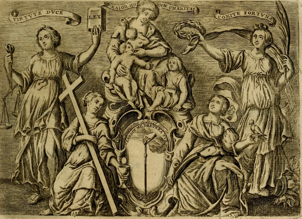 An illustration from Prosperi Fagnani Jus canonicum, sive, Commentaria absolutissima in V. libros decretales : cum indice copiosissimo rerum ac verborum alphabetica serie digesto, & iuxta materiarum varietatem distincto : tomus primus[-quintus] complectens primam[-secundam] partem primi libri Decretalium, 1676, leaf 248