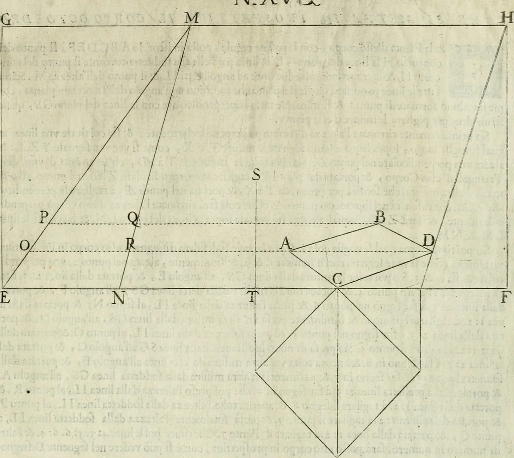 An illustration from La prospettiua pratica, 1684, leaf 26