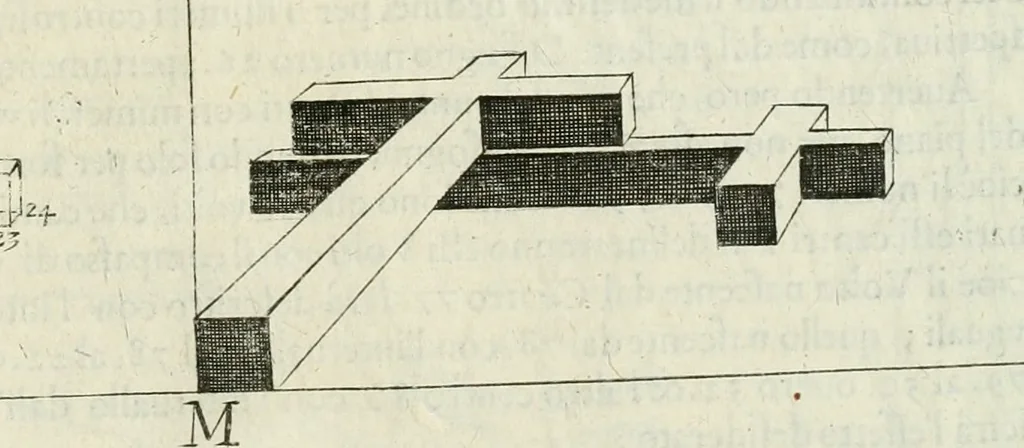 An illustration from La prospettiua pratica, 1684, leaf 44