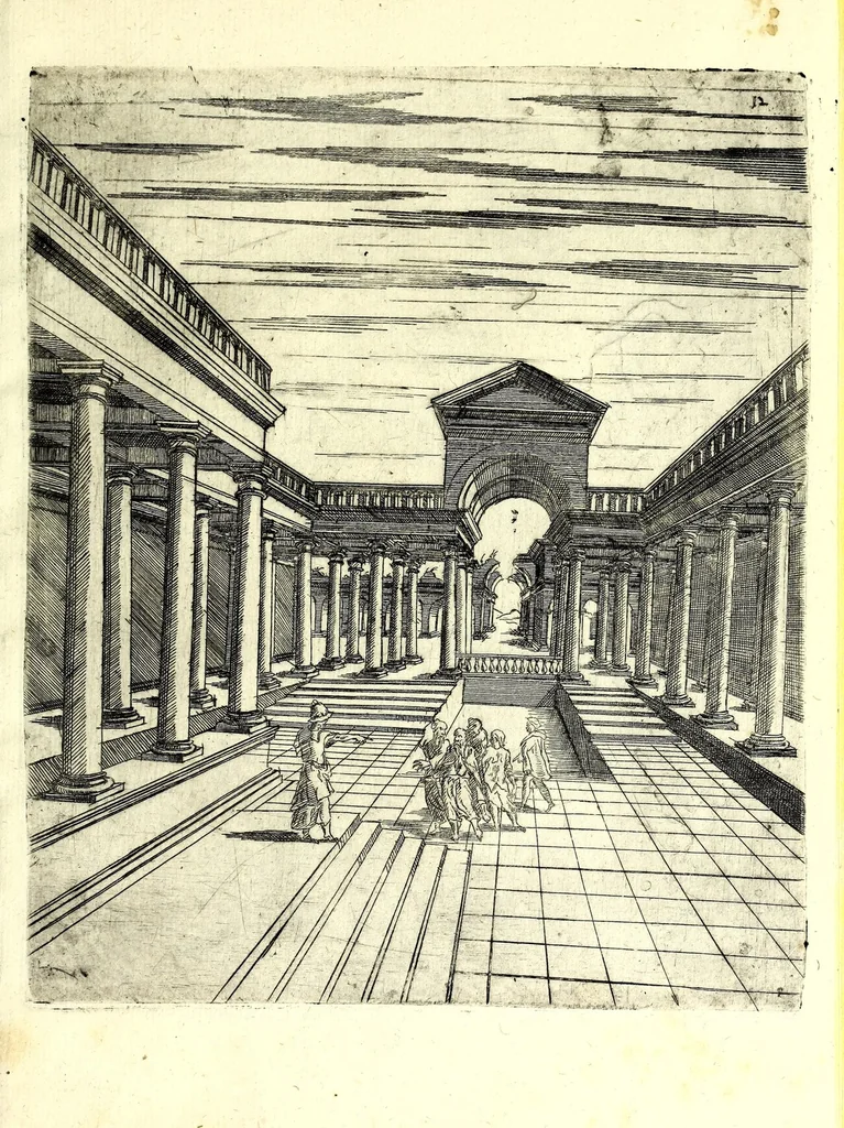 An illustration from Prospettive diverse, 1578, leaf 25