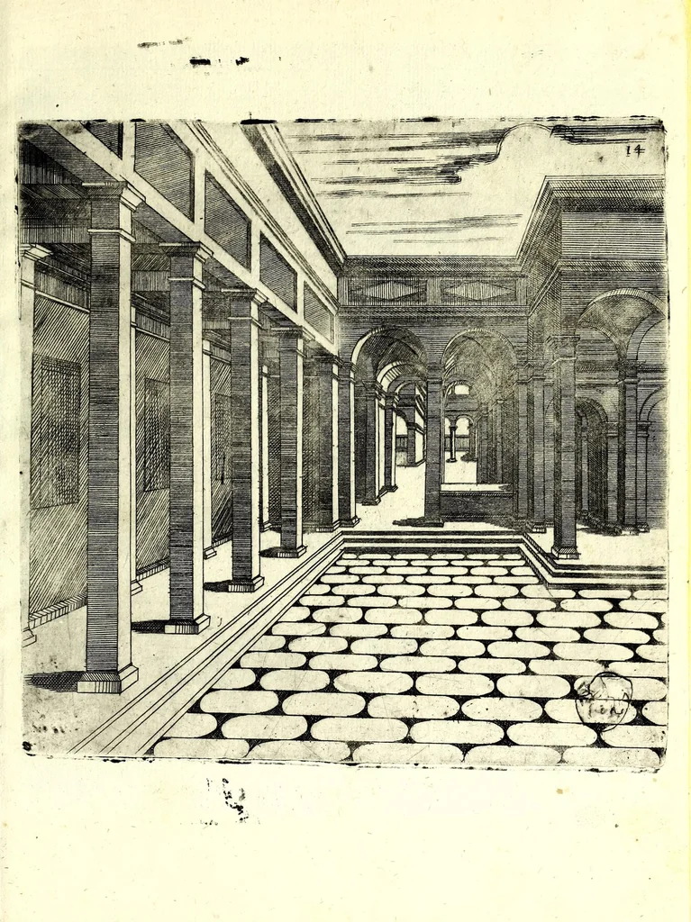 An illustration from Prospettive diverse, 1578, leaf 29