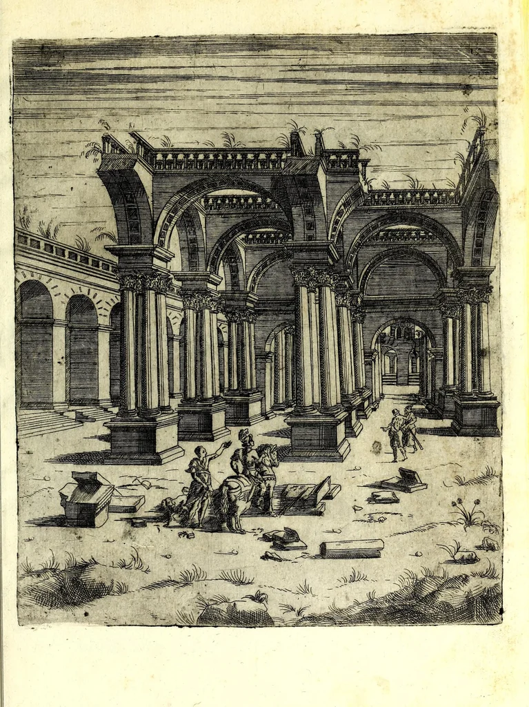 An illustration from Prospettive diverse, 1578, leaf 31