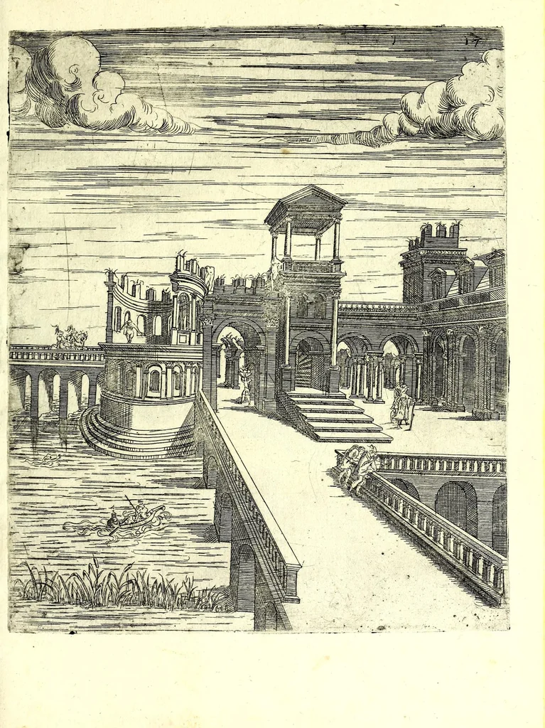 An illustration from Prospettive diverse, 1578, leaf 35