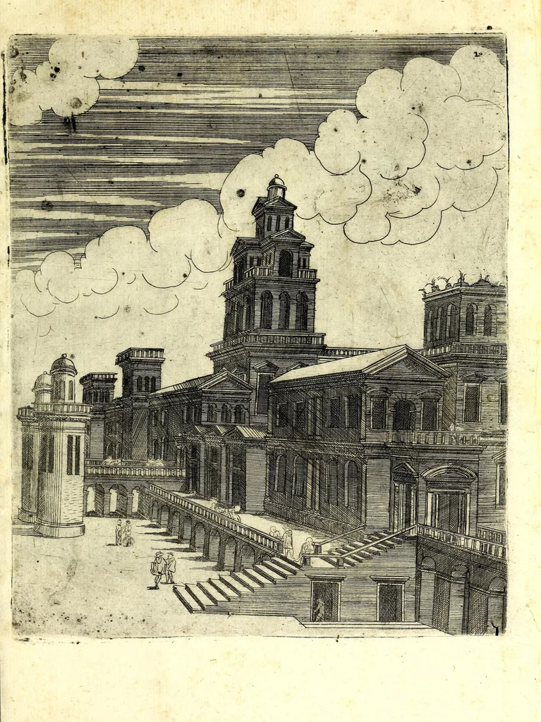 An illustration from Prospettive diverse, 1578, leaf 41