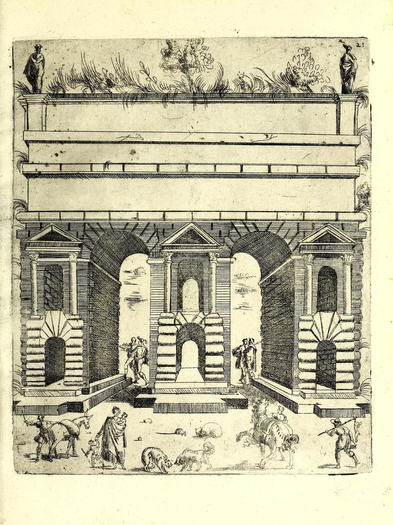 An illustration from Prospettive diverse, 1578, leaf 49