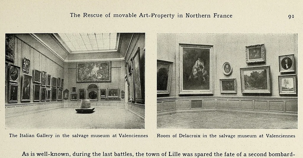 An illustration from Protection of art during war. Reports concerning the condition of the monuments of art at the different theatres of war and the German and Austrian measures taken for their preservation, rescue and research, in collaboration with Gerhard Bersu, Heinz Braune, Paul Buberl [and others], 1919, leaf 103