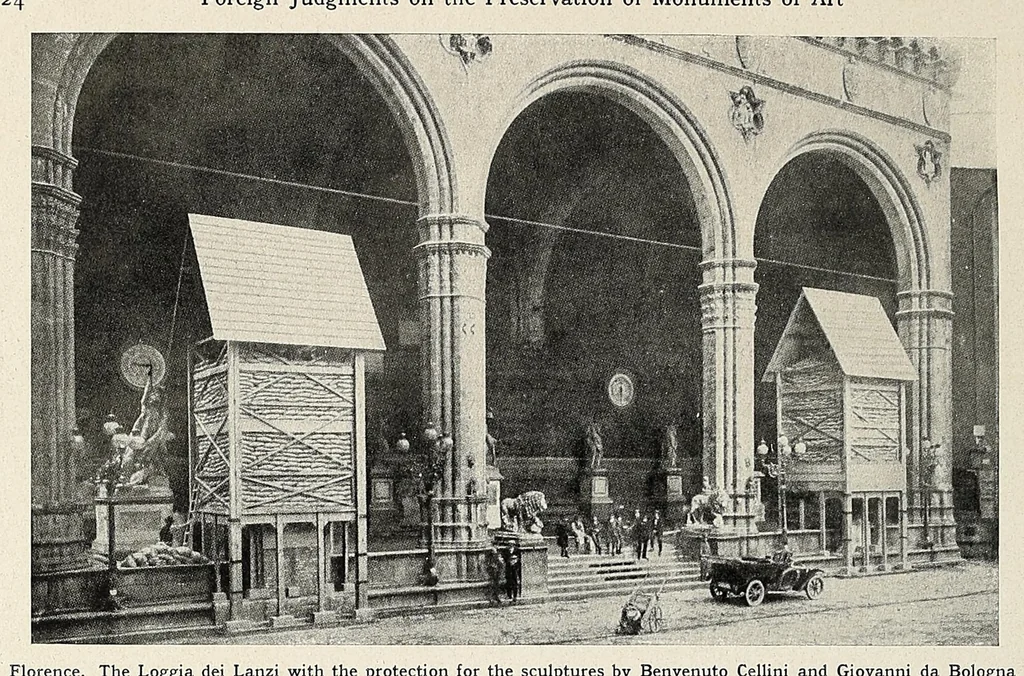 An illustration from Protection of art during war. Reports concerning the condition of the monuments of art at the different theatres of war and the German and Austrian measures taken for their preservation, rescue and research, in collaboration with Gerhard Bersu, Heinz Braune, Paul Buberl [and others], 1919, leaf 136
