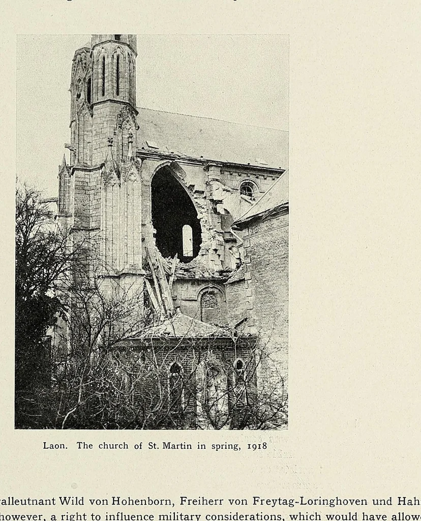 An illustration from Protection of art during war. Reports concerning the condition of the monuments of art at the different theatres of war and the German and Austrian measures taken for their preservation, rescue and research, in collaboration with Gerhard Bersu, Heinz Braune, Paul Buberl [and others], 1919, leaf 75