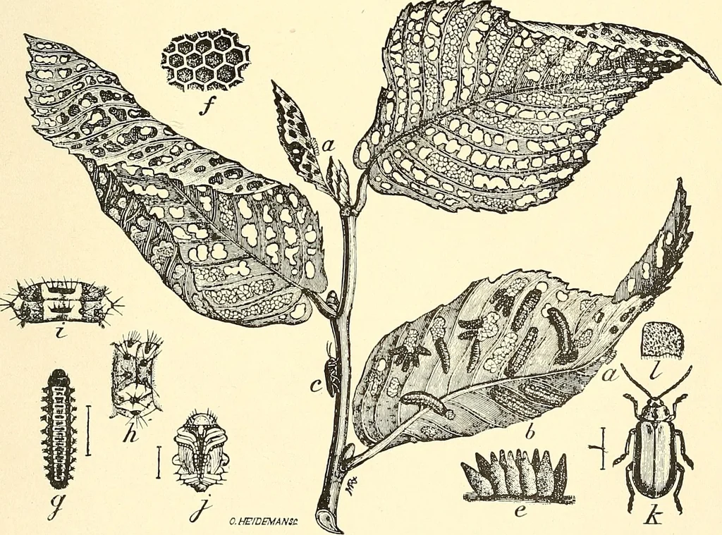 An illustration from Protection of shade trees in cities and towns, 1900, leaf 50