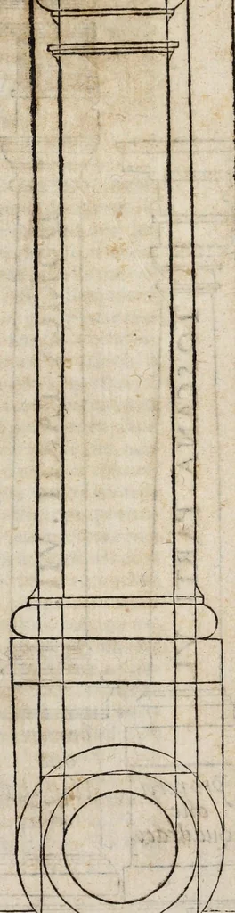 An illustration from Proteo militare di Bartolomeo Romano. Diuiso in tre libri. Nel primo si descrive la fabrica di detto proteo, & in esso nuovo istrumento, tutti gli altri istrumenti di matematica che imaginar si possano. Nel secondo, e terzo si tratta dell'vso di detto istrumento, nelquale si formano tutte le figure di geometria, e diuersi istrumenti di prospettiua, pittura, scoltura, & architettura. S'insegna ancora l'arte del navigare, e quella del guerreggiare con nuouo, e facilissimo modo, come più distintamente nella tauola si potra redere, 1595, leaf 101