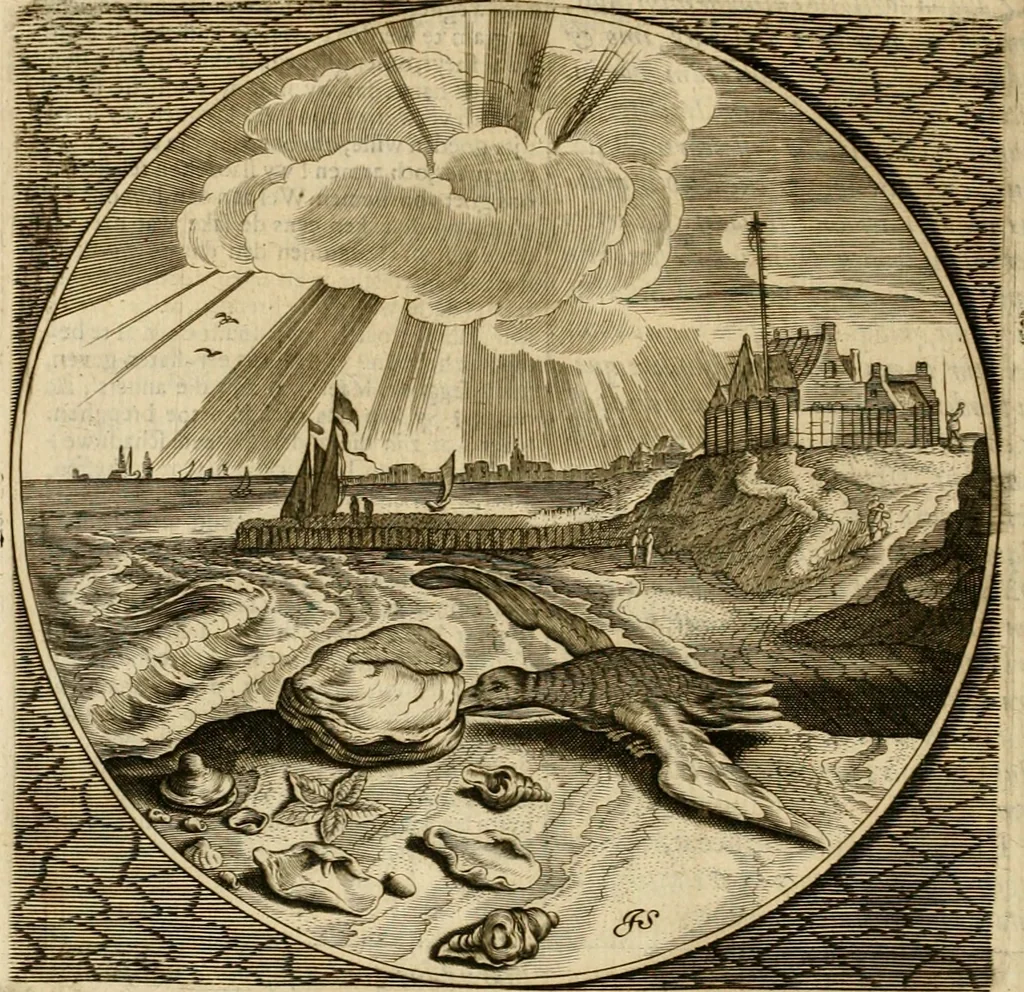 An illustration from Proteus, ofte, Minne-beelden verandert in sinne-beelden, 1627, leaf 195