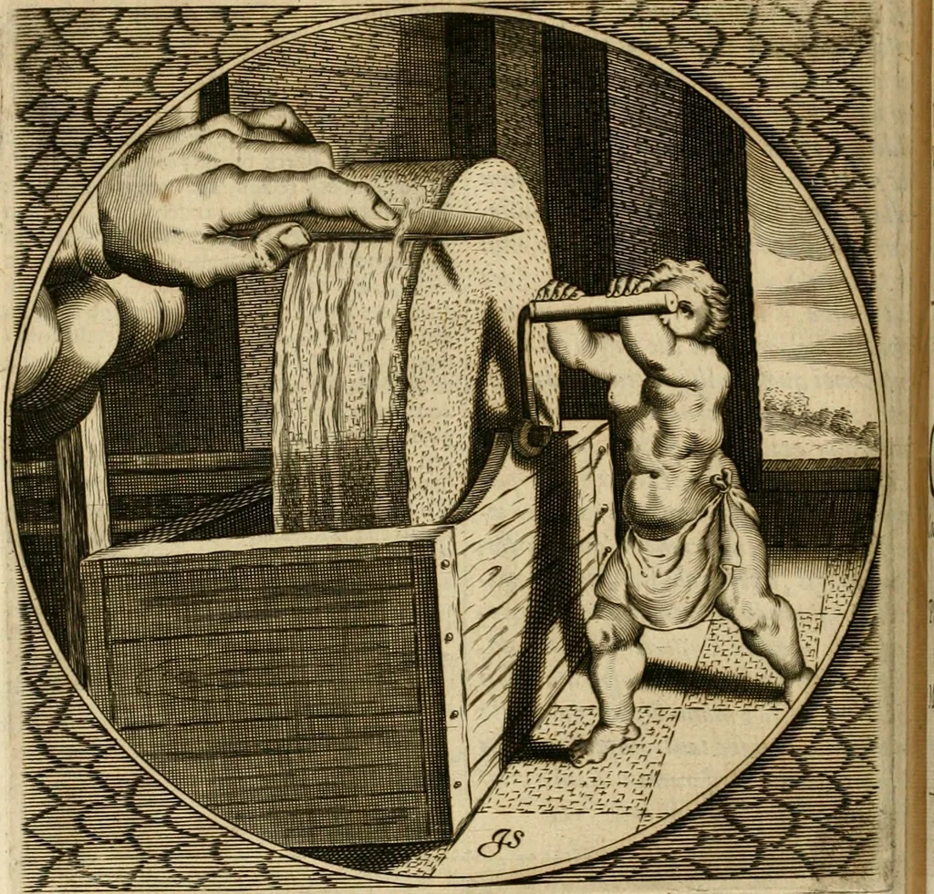 An illustration from Proteus, ofte, Minne-beelden verandert in sinne-beelden, 1627, leaf 201