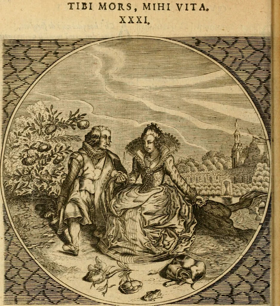 An illustration from Proteus, ofte, Minne-beelden verandert in sinne-beelden, 1627, leaf 231