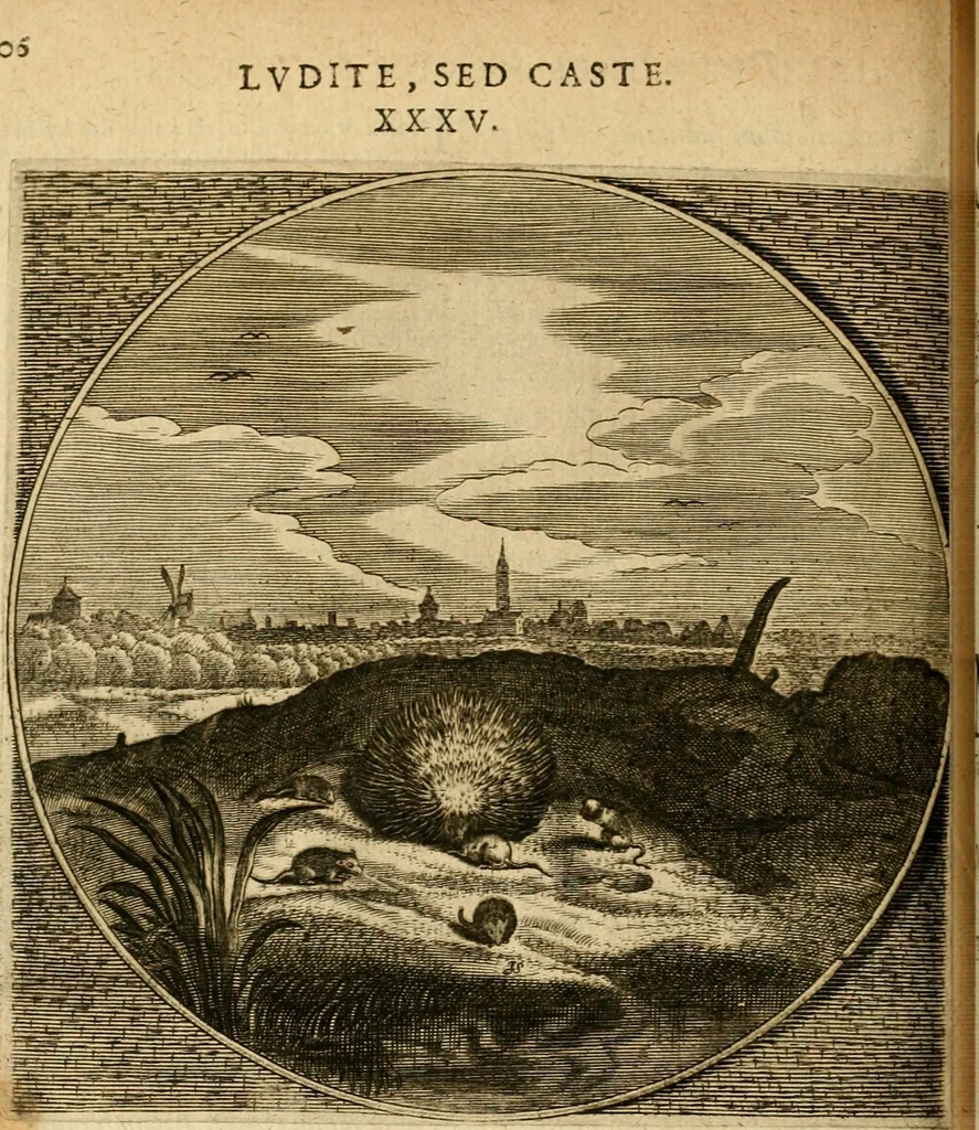 An illustration from Proteus, ofte, Minne-beelden verandert in sinne-beelden, 1627, leaf 255