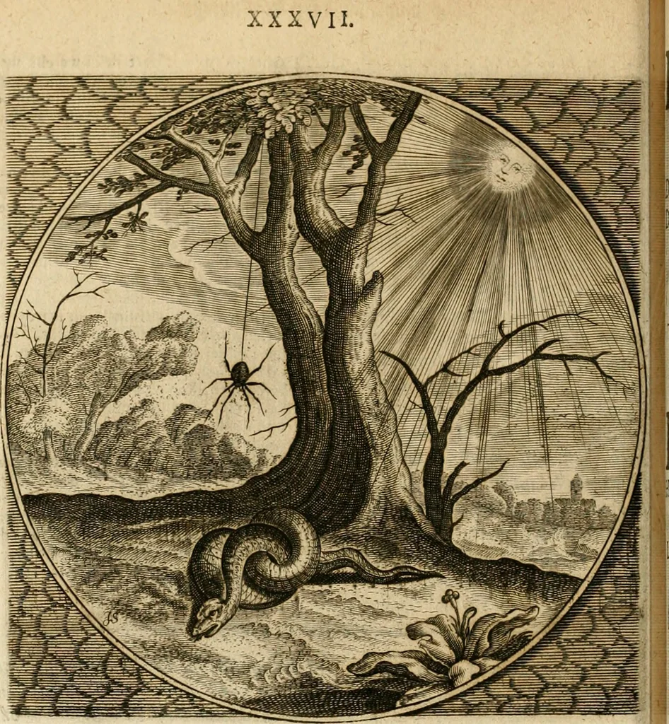 An illustration from Proteus, ofte, Minne-beelden verandert in sinne-beelden, 1627, leaf 267