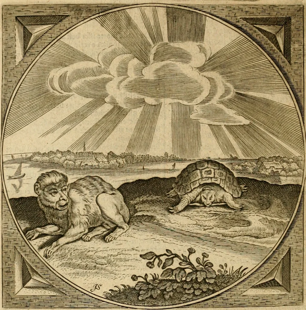 An illustration from Proteus, ofte, Minne-beelden verandert in sinne-beelden, 1627, leaf 333
