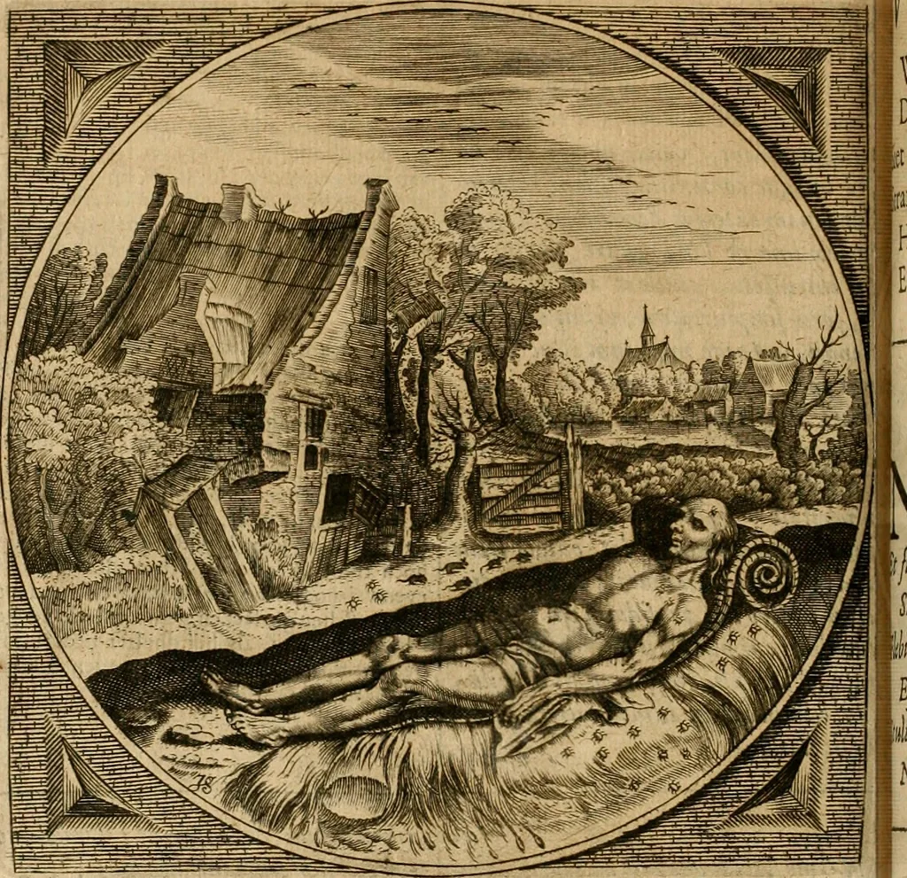 An illustration from Proteus, ofte, Minne-beelden verandert in sinne-beelden, 1627, leaf 351