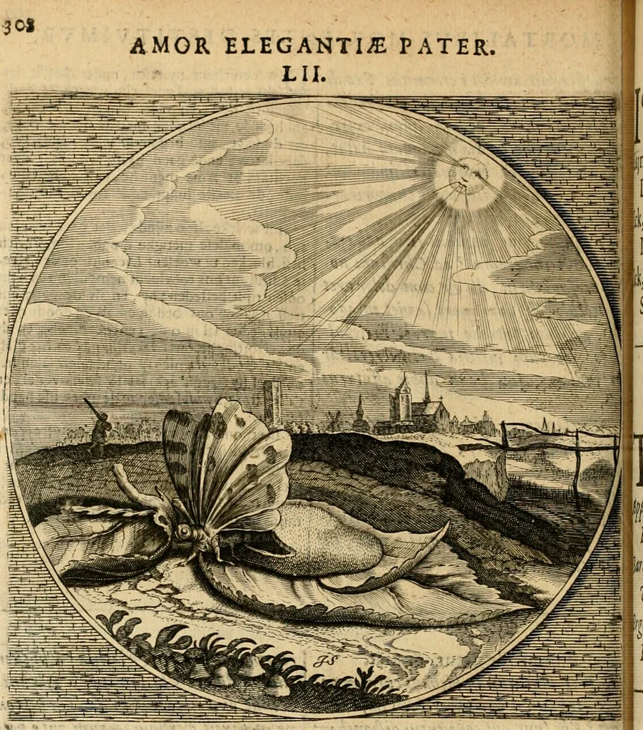 An illustration from Proteus, ofte, Minne-beelden verandert in sinne-beelden, 1627, leaf 357