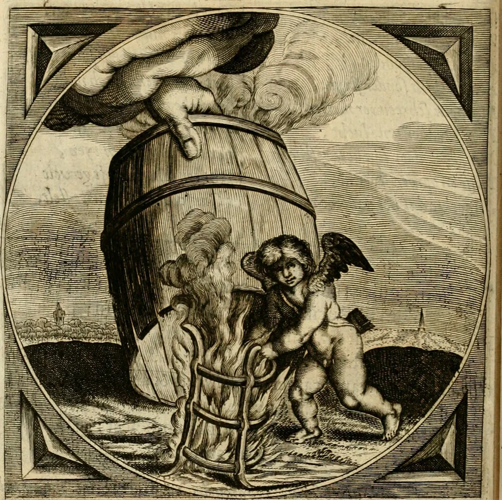 An illustration from Proteus, ofte, Minne-beelden verandert in sinne-beelden, 1627, leaf 401