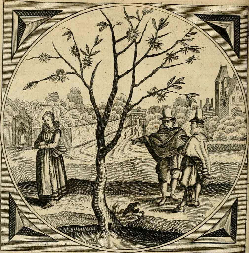An illustration from Proteus, ofte, Minne-beelden verandert in sinne-beelden, 1627, leaf 427