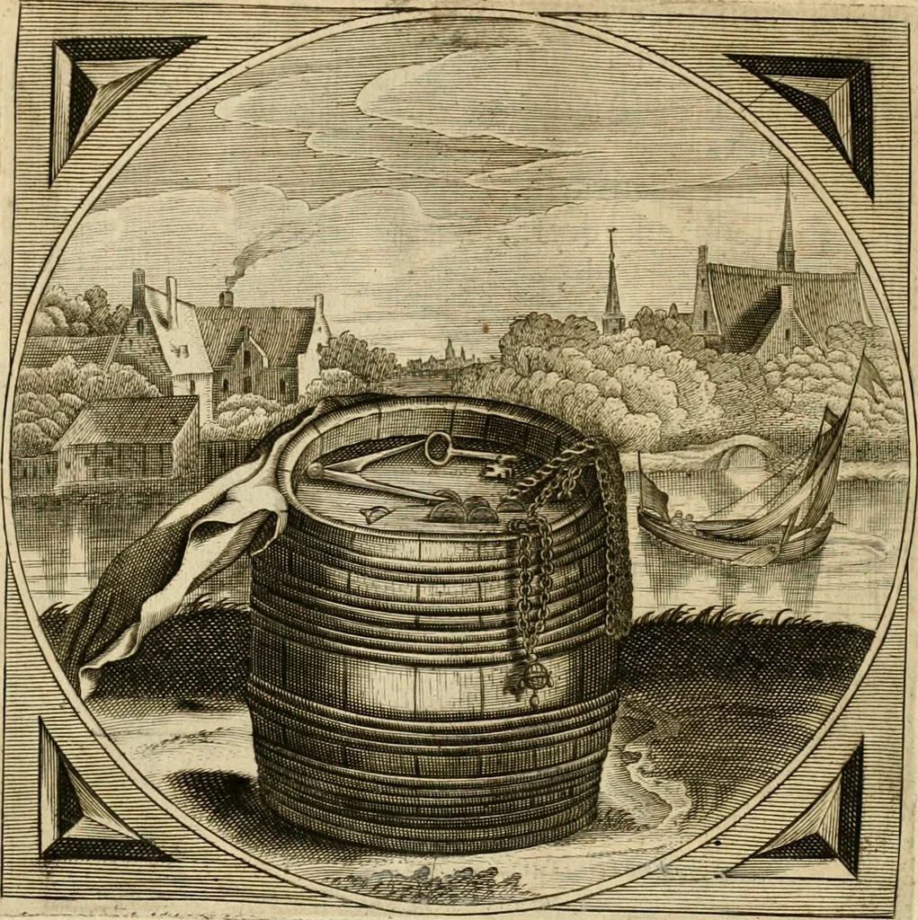 An illustration from Proteus, ofte, Minne-beelden verandert in sinne-beelden, 1627, leaf 453