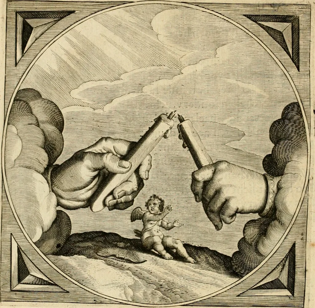 An illustration from Proteus, ofte, Minne-beelden verandert in sinne-beelden, 1627, leaf 465