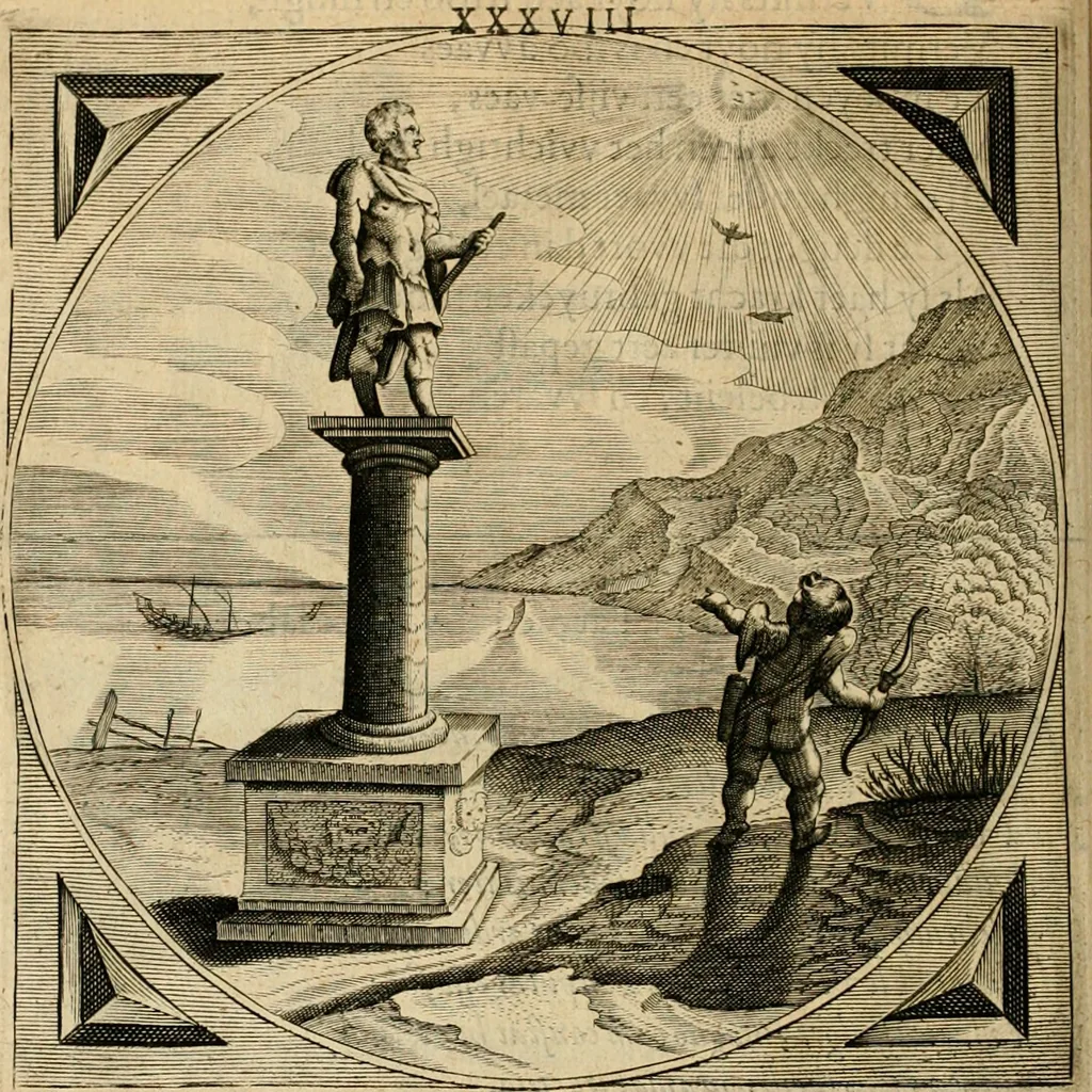An illustration from Proteus, ofte, Minne-beelden verandert in sinne-beelden, 1627, leaf 469