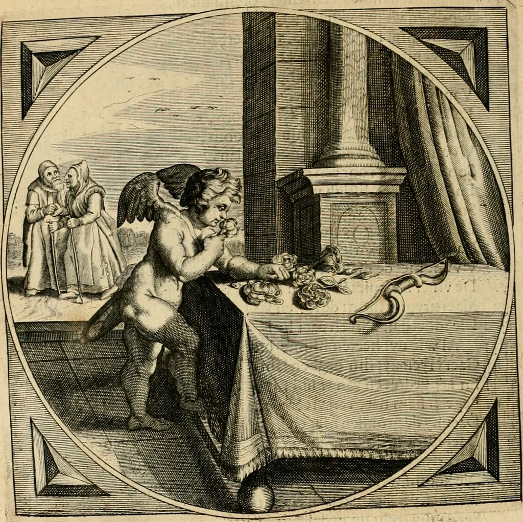 An illustration from Proteus, ofte, Minne-beelden verandert in sinne-beelden, 1627, leaf 473
