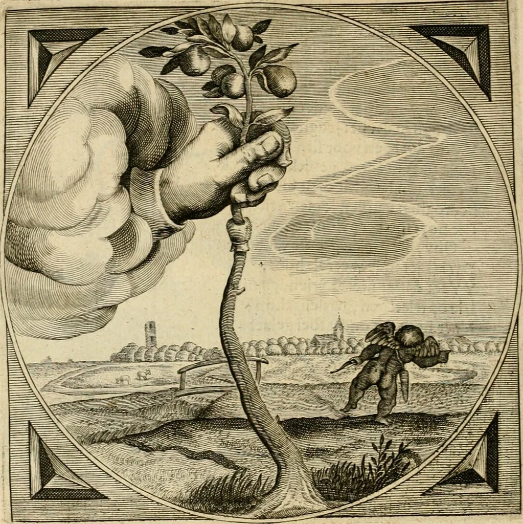An illustration from Proteus, ofte, Minne-beelden verandert in sinne-beelden, 1627, leaf 477