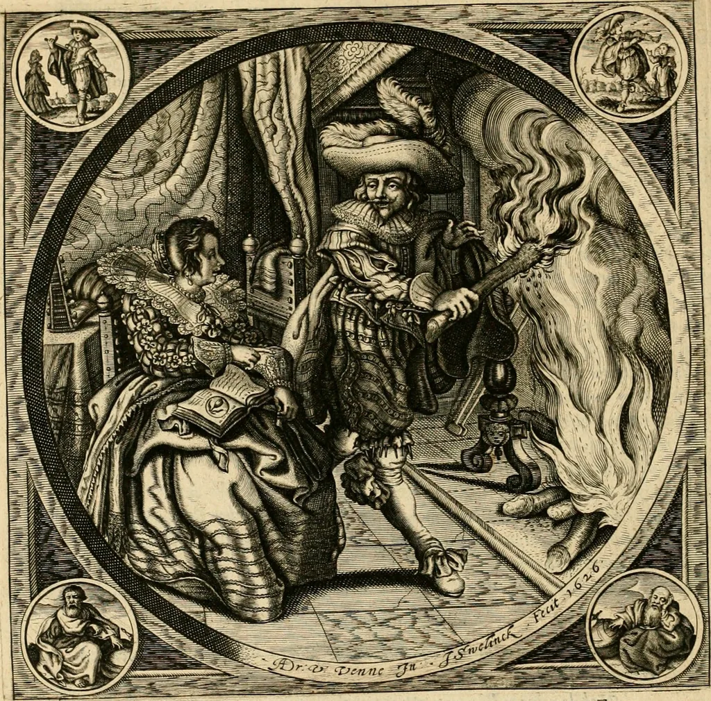 An illustration from Proteus, ofte, Minne-beelden verandert in sinne-beelden, 1627, leaf 57