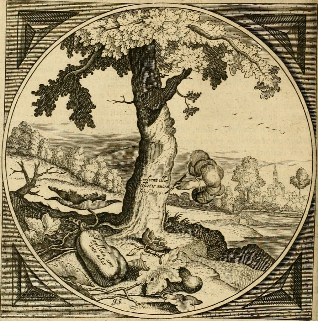An illustration from Proteus, ofte, Minne-beelden verandert in sinne-beelden, 1627, leaf 81
