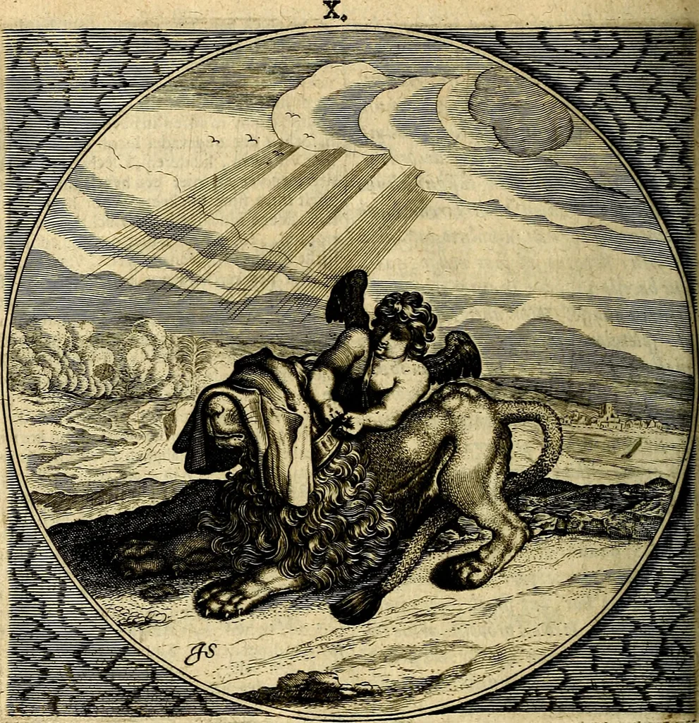 An illustration from Proteus, ofte, Minne-beelden verandert in sinne-beelden, 1627, leaf 105
