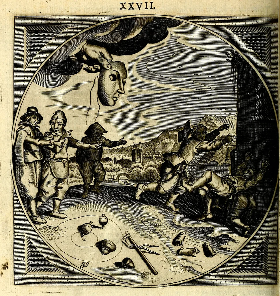 An illustration from Proteus, ofte, Minne-beelden verandert in sinne-beelden, 1627, leaf 207