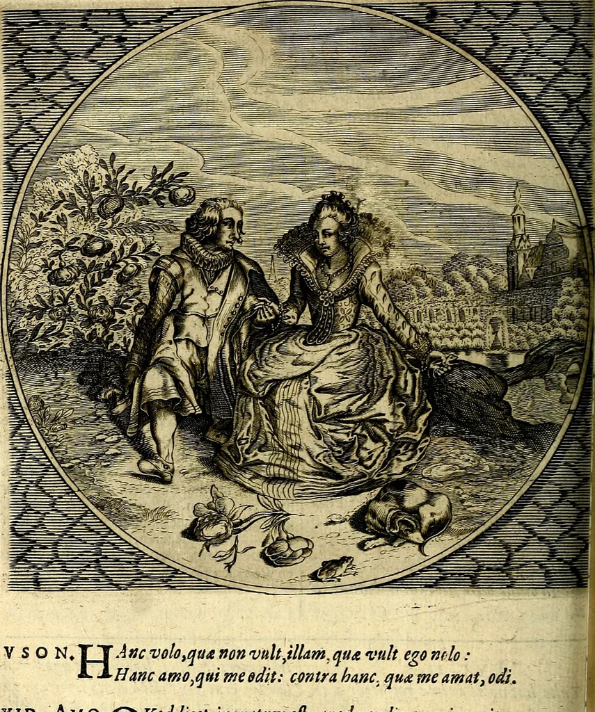 An illustration from Proteus, ofte, Minne-beelden verandert in sinne-beelden, 1627, leaf 231